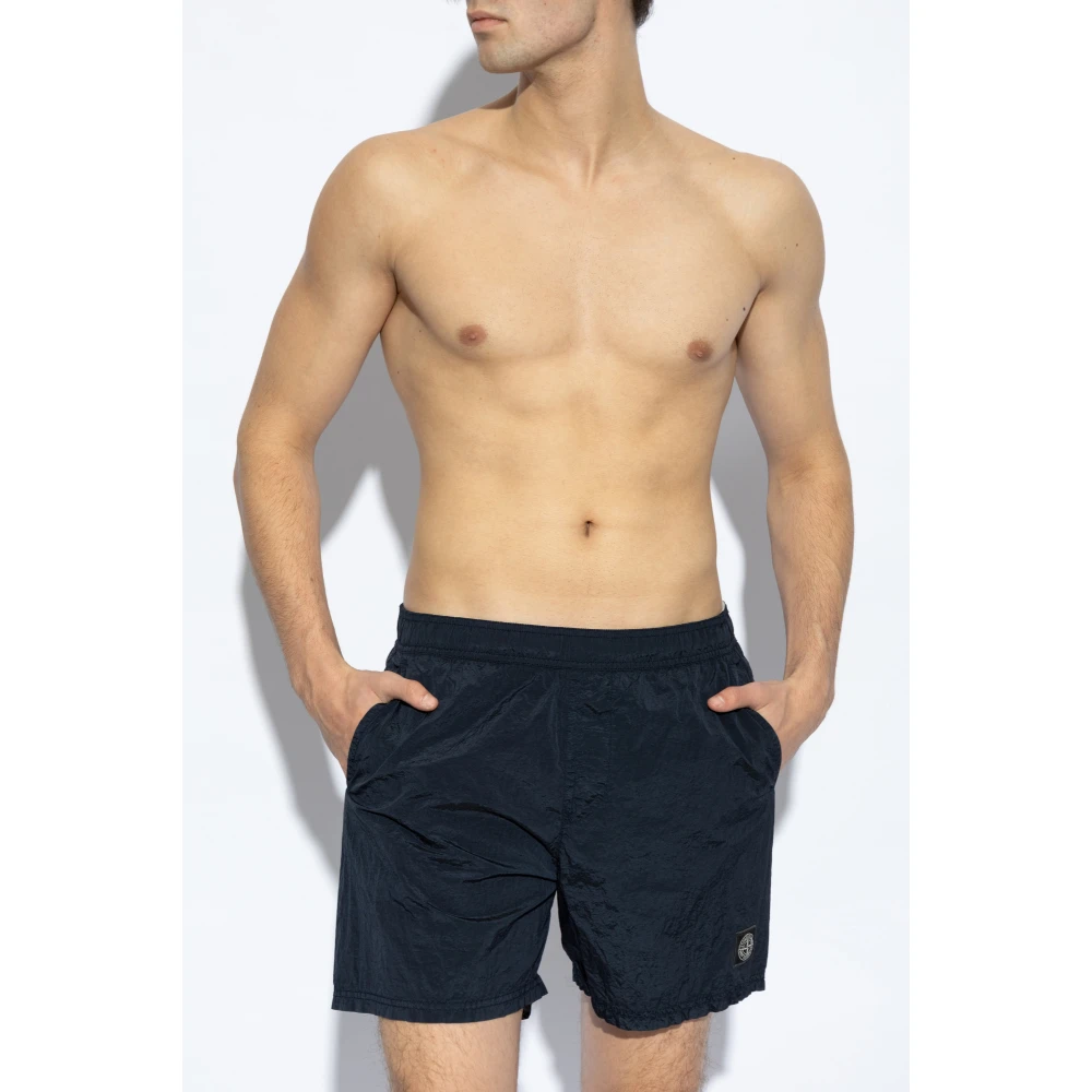 Stone Island Zwembroek Black Heren