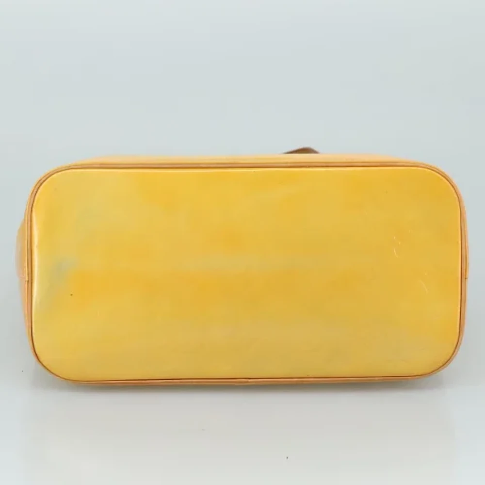Louis Vuitton Vintage Pre-owned Leather handbags Yellow Dames