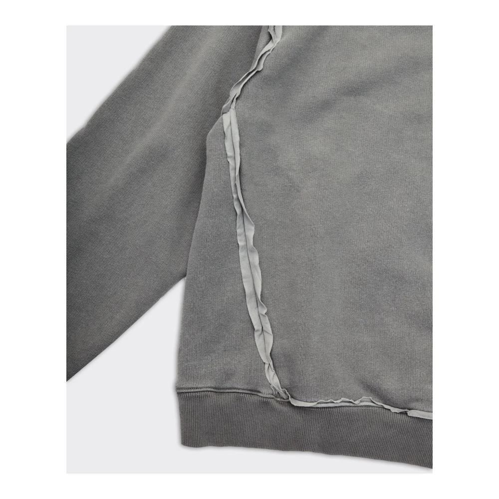 A-Cold-Wall Zwarte Katoenen Crewneck Facade Gray Heren