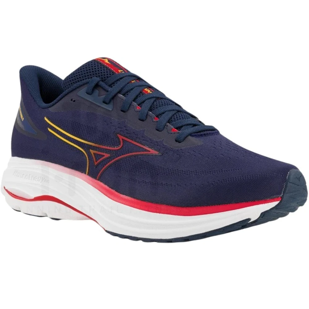 Mizuno Blue Men Trainers - Male - Running Shoes - 9 Uk - Sport