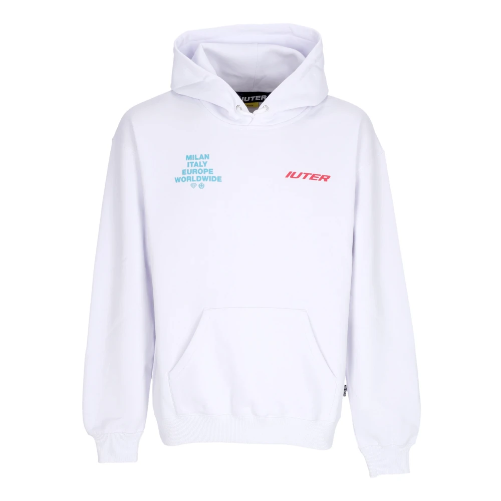 Iuter Witte Cupid Hoodie Sweatshirt White Heren