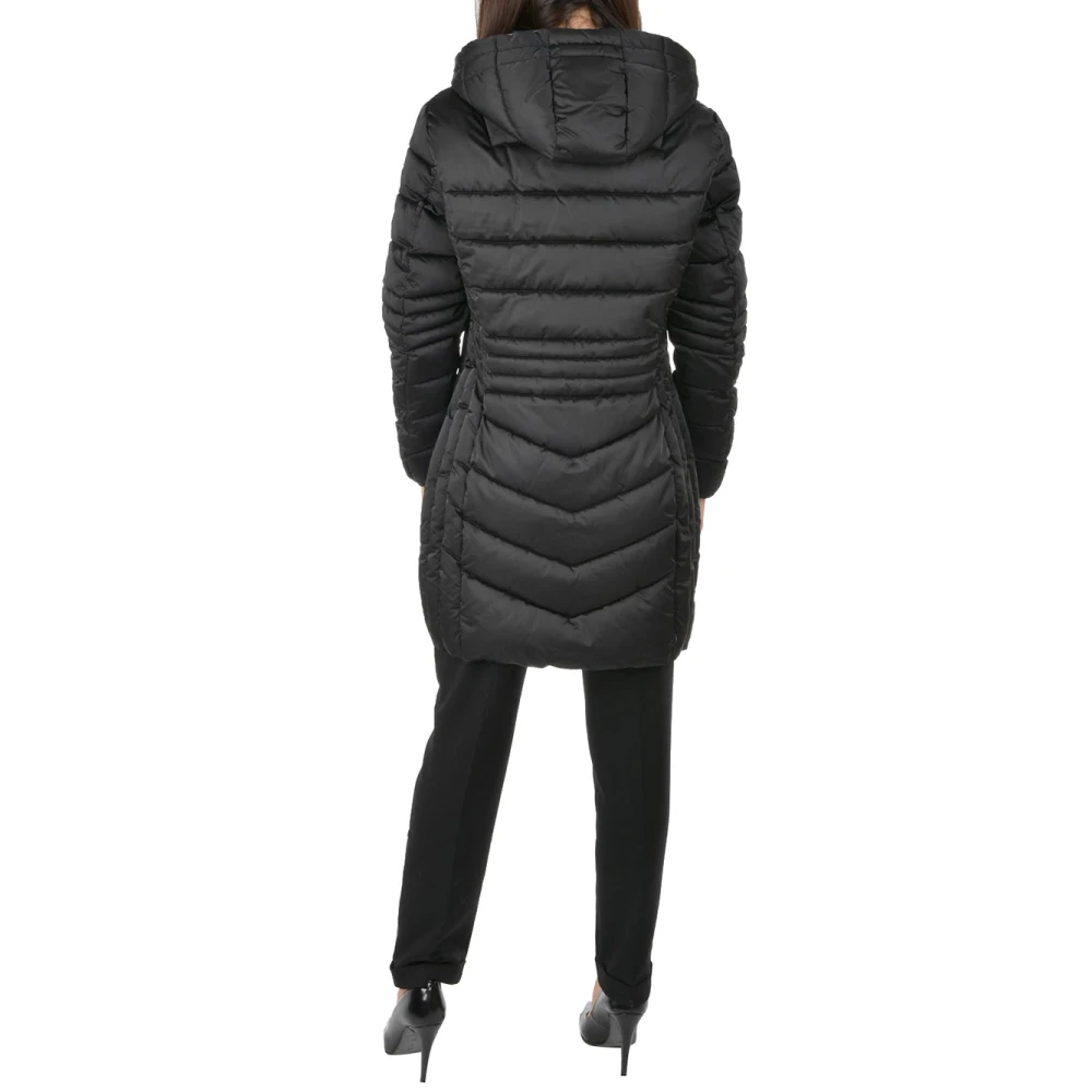 YES ZEE Zwarte Synthetische Jas Black Dames