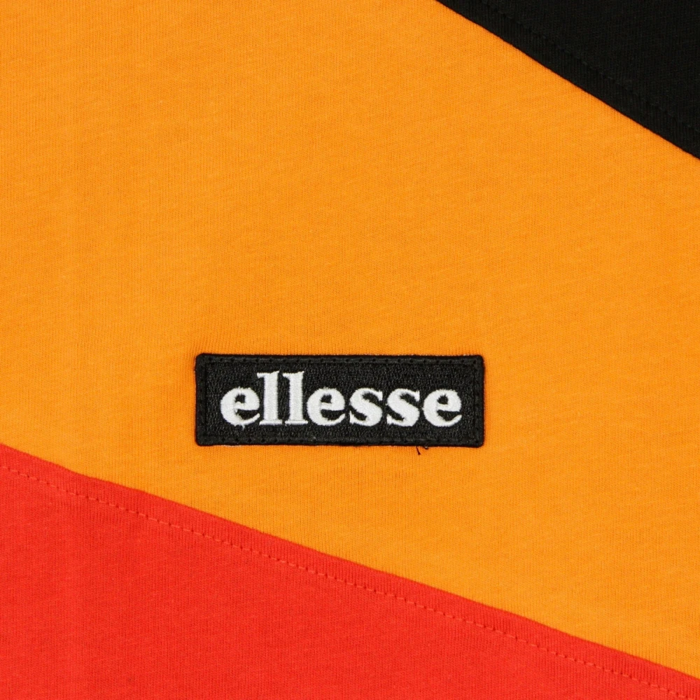 Ellesse Zwarte Heren T-shirt Stijlvolle Casual Mode Multicolor Heren