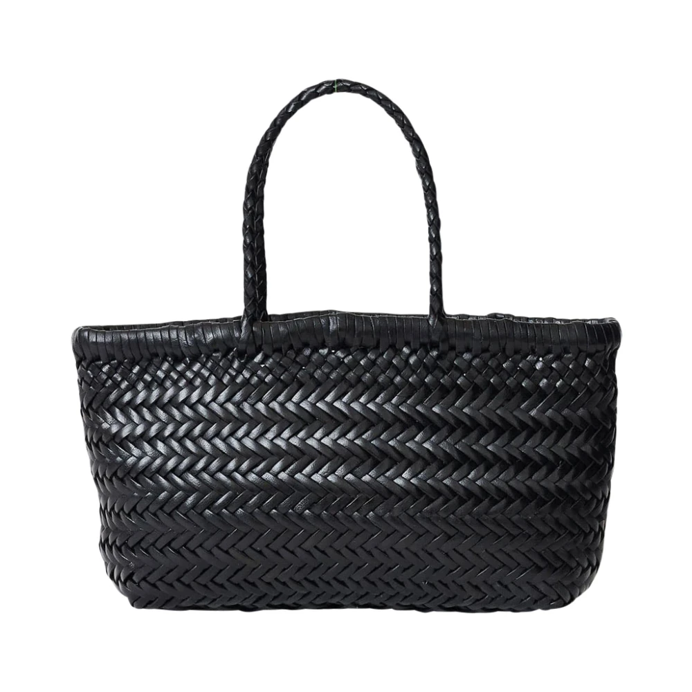 Dragon Diffusion Zwarte Leren Mini Schoudertas Black Dames