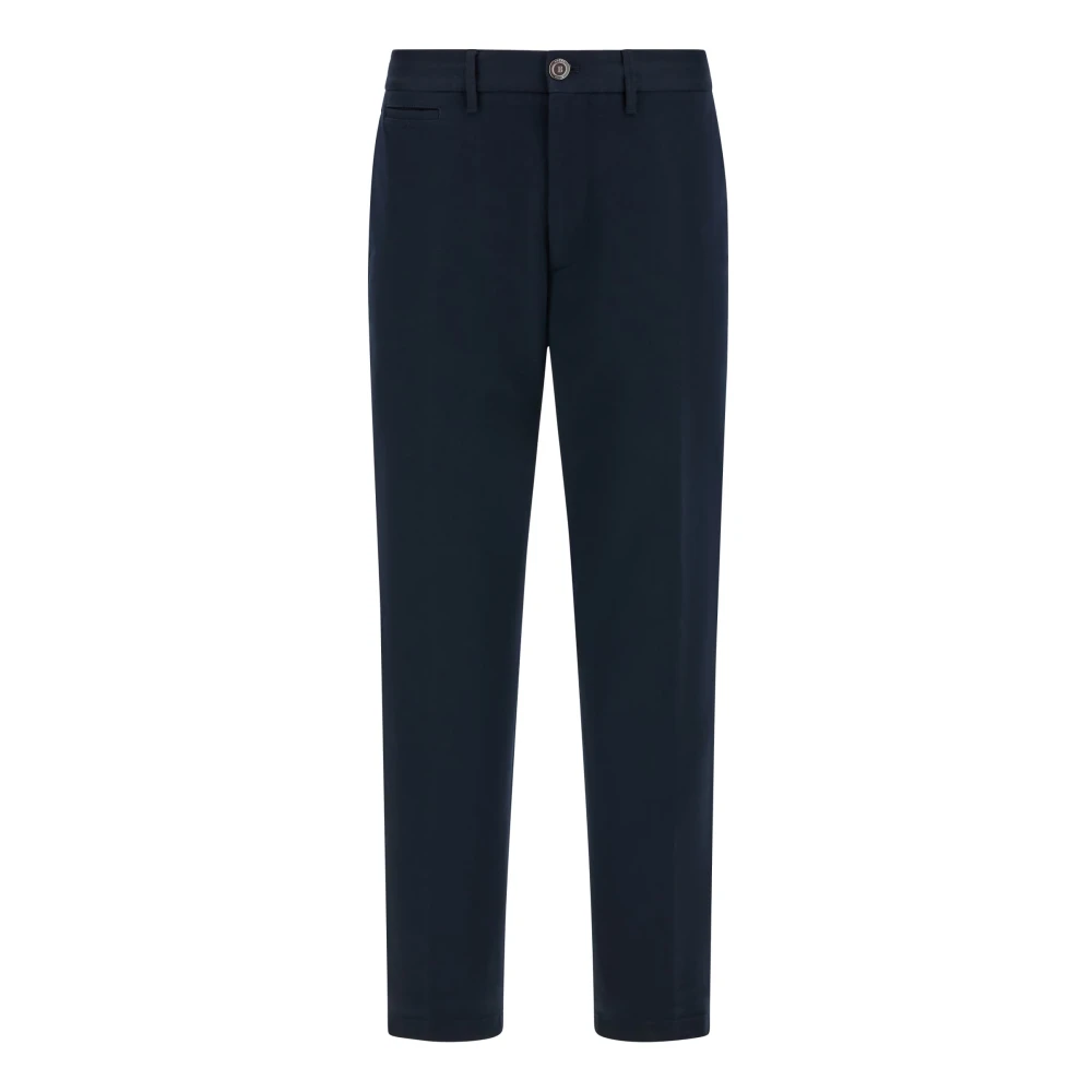 Boggi Milano Hombre Azul - Pantalones De Algodón Elástico - Trousers - W32 - Pantalones De Algodón Elástico
