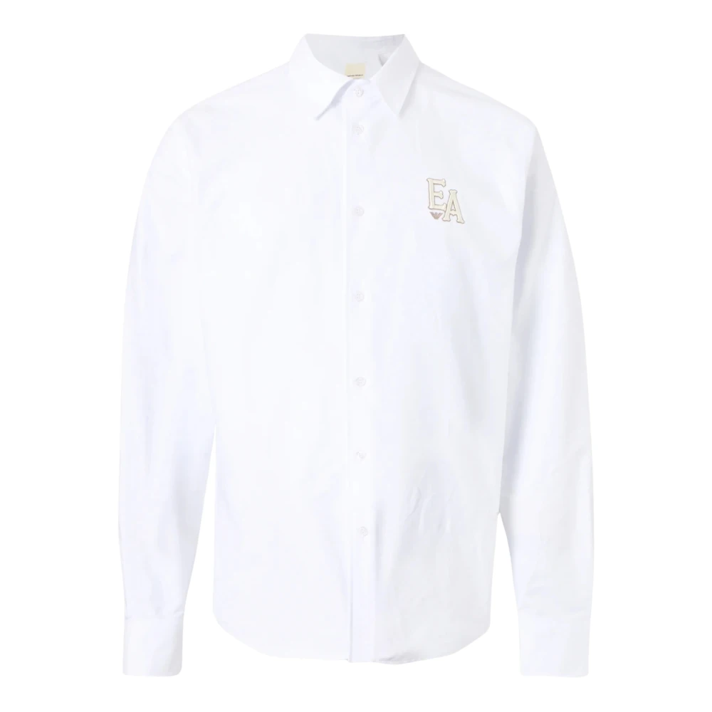 Emporio Armani Hombre Blanco Camisas, Talla: 2XL