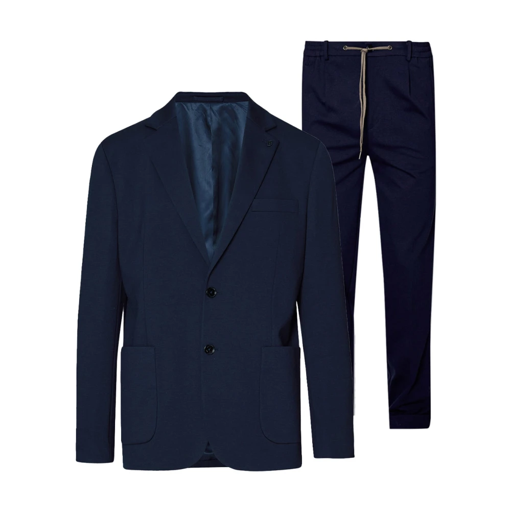 Liu Jo Stijlvol Acetaat Outfit Blue Heren