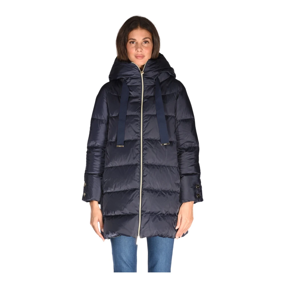 Herno Down Jackets Blue Dames
