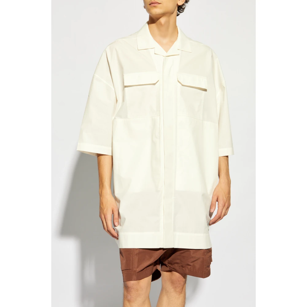 Rick Owens Magnum Tommy Shirt Beige Heren