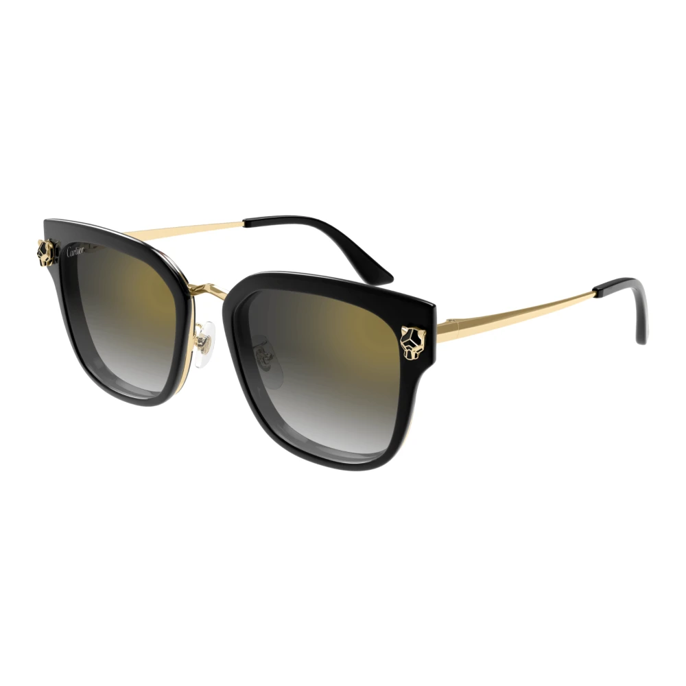 Cartier Women's Black Sunglasses, 55 Mm, Panthère Sunglasses