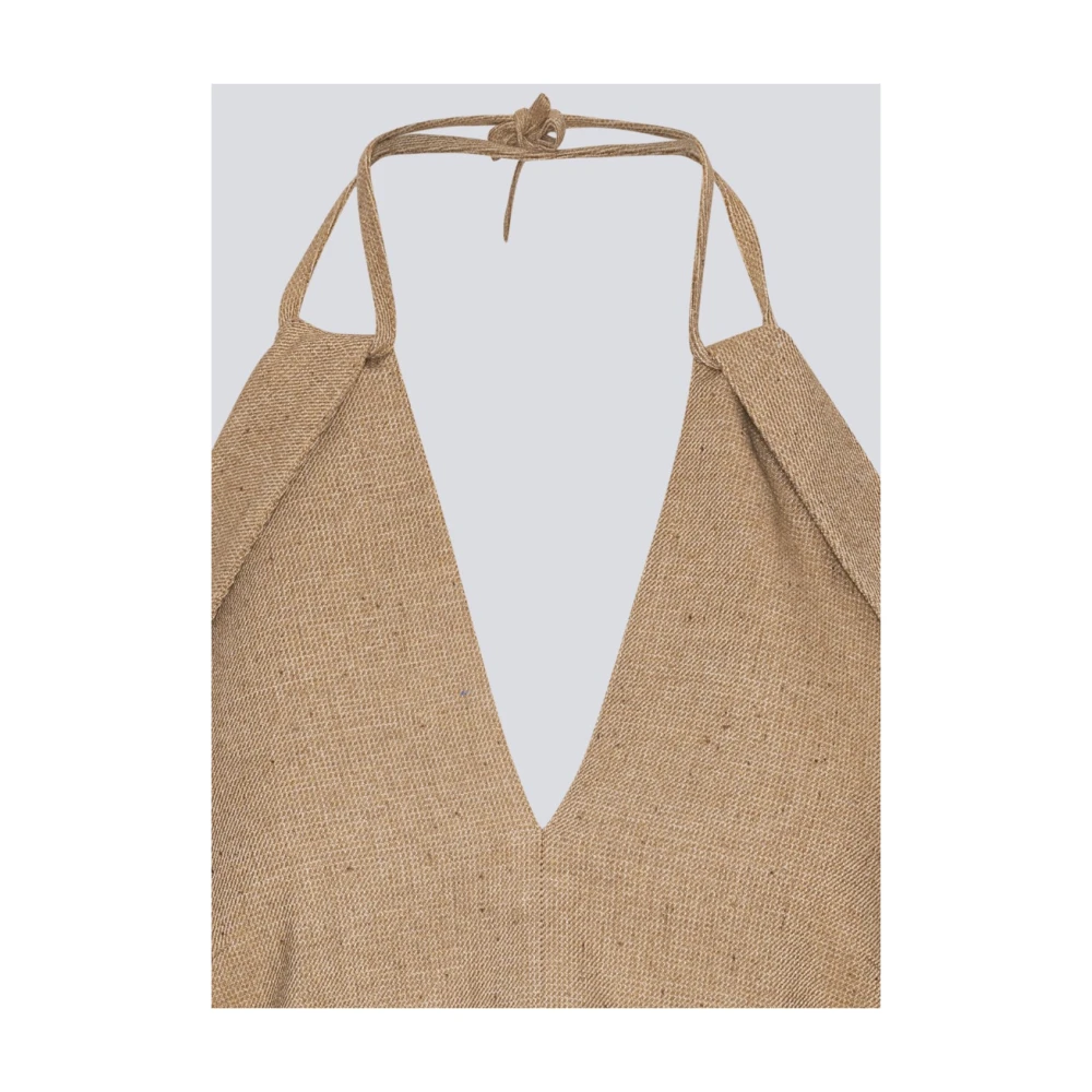 Remain Birger Christensen Sleeveless Tops Beige Dames