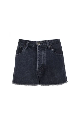 High-Waisted Button-Front Shorts