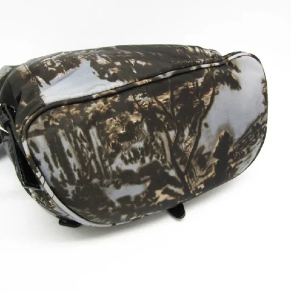 Prada Vintage Pre-owned Nylon shoulder-bags Gray Dames
