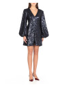 sequin-v-neck-jurk-met-lange-mouwen