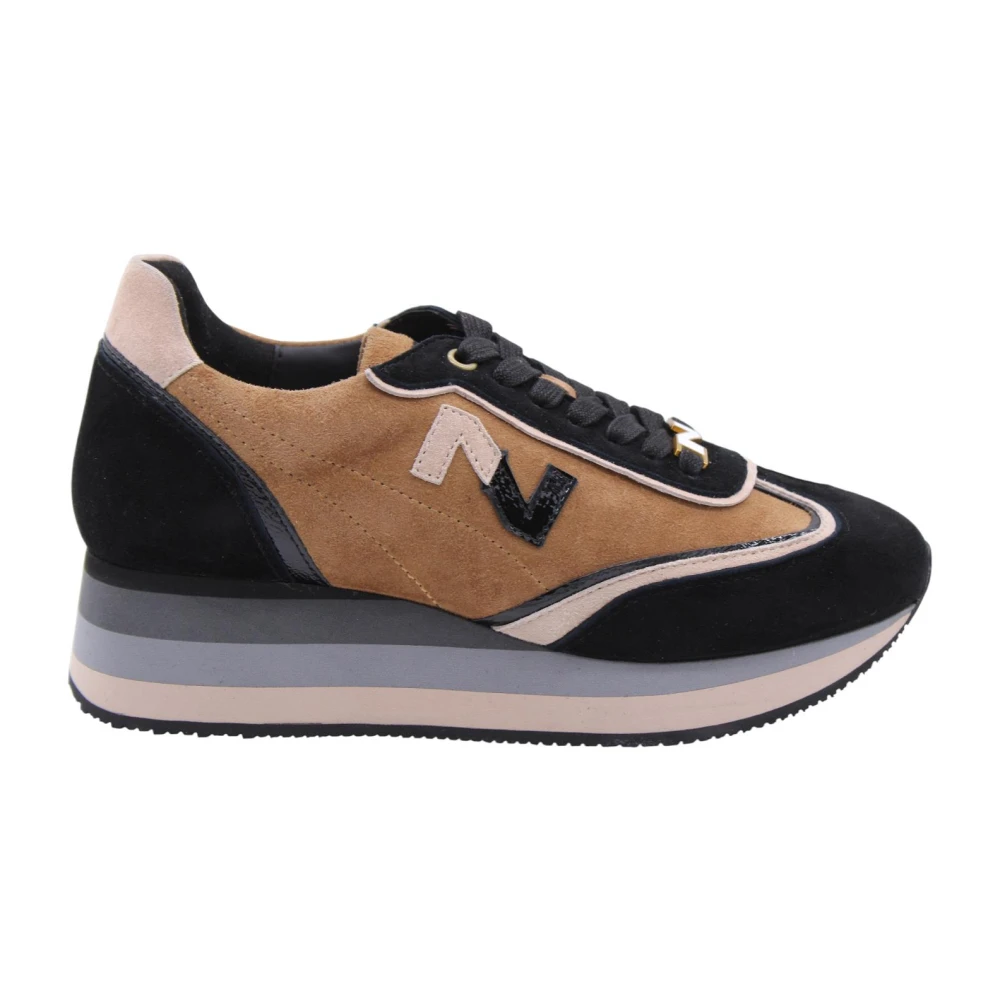 Nathan-Baume Stijlvolle Sneaker voor Mannen en Vrouwen Dames Schoenen Zwart