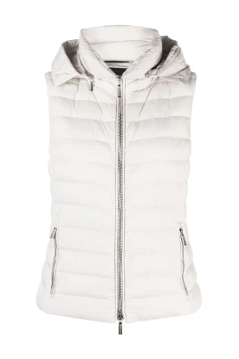 Beige Puffed Vest