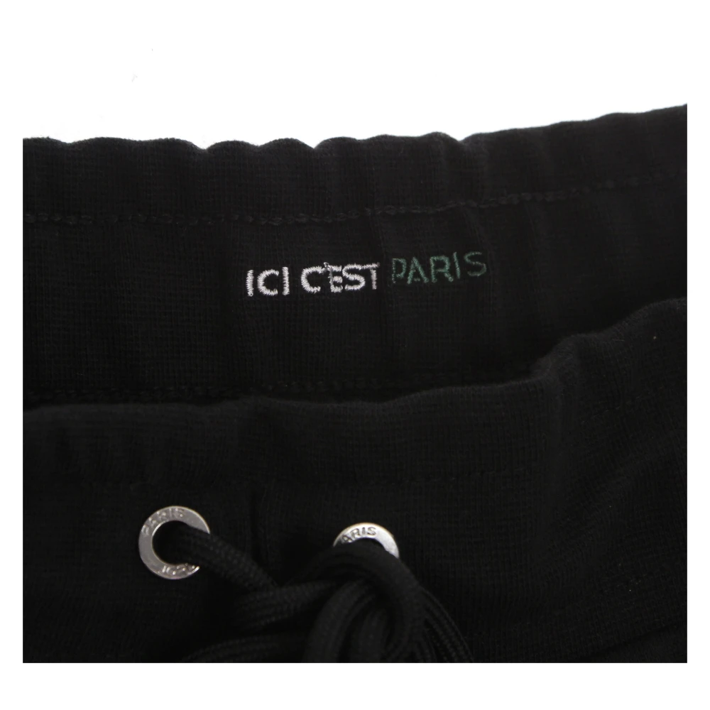 Jordan Zwarte Fleecebroek met PSG-logo Black Heren