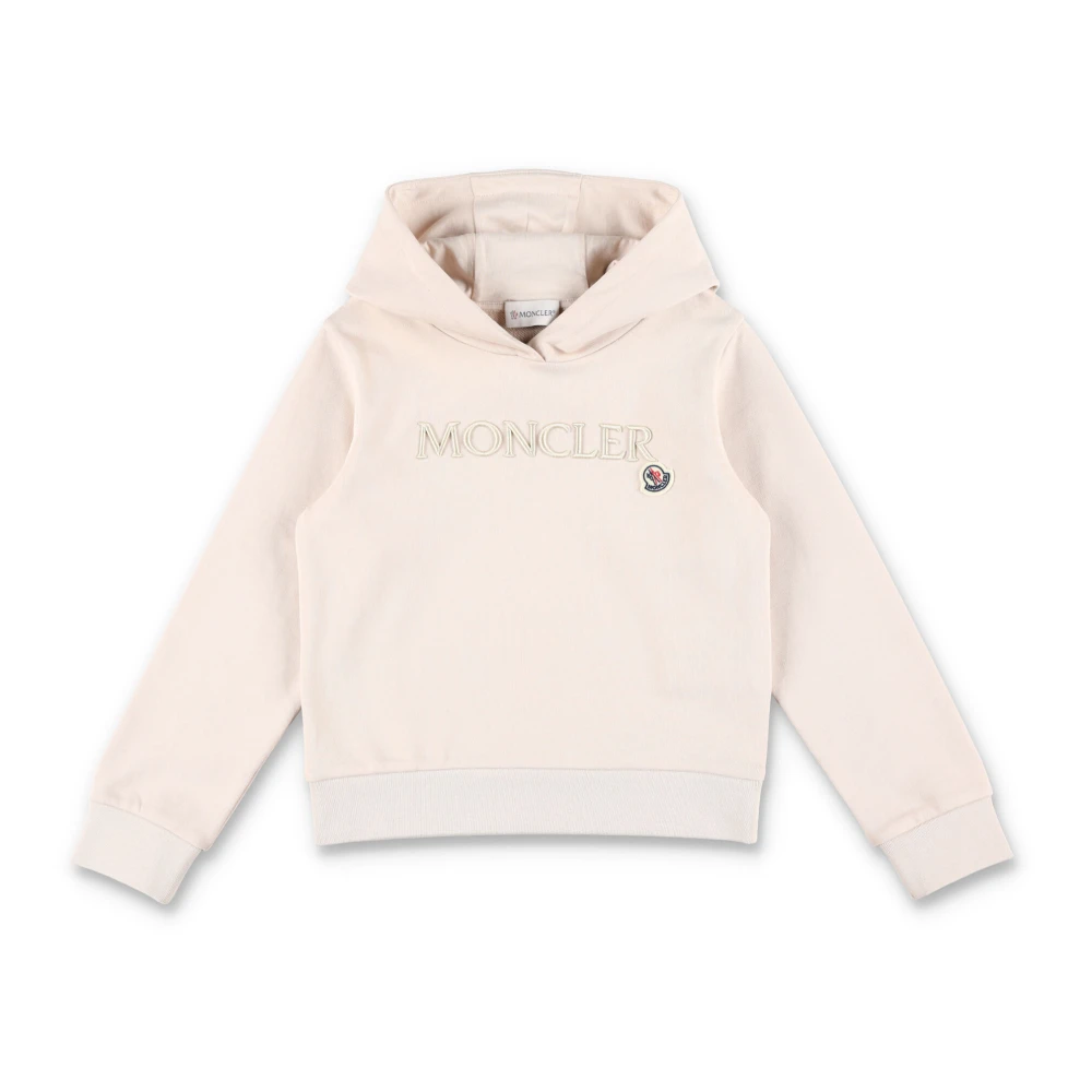 Moncler Ljusrosa Stickad Hoodie Pink, Flicka