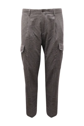 Cashmere cargobyxor i