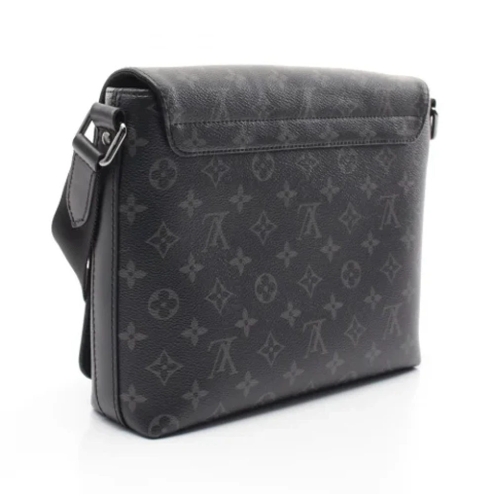 Louis Vuitton Vintage Pre-owned Canvas louis-vuitton-bags Black Heren