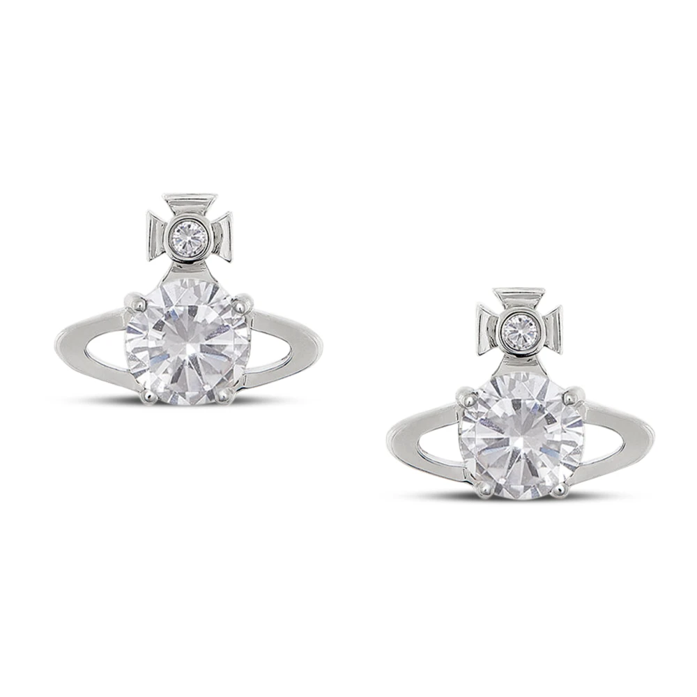 Vivienne Westwood Women's Gray Reina Earrings - Earrings - One Size - Accessories