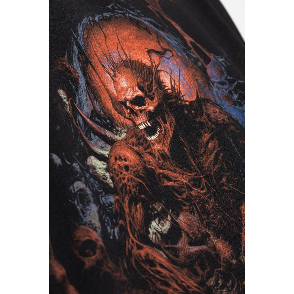 Vetements T-shirt in oversized stijl Black Heren