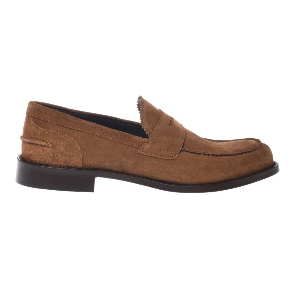 Baldinini Men's Brown Suede Loafer - Loafers - 7 Uk - Shoes