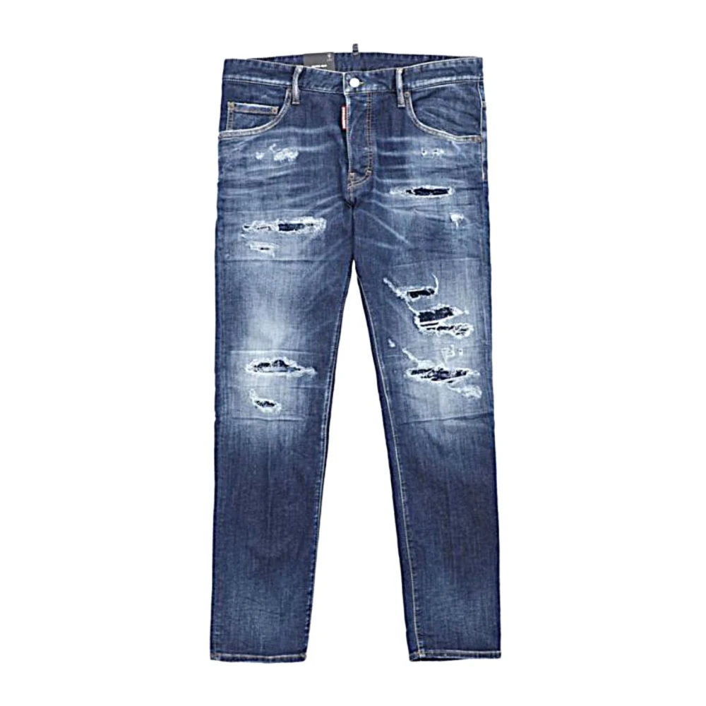 Dsquared2 Men's Blue Classic Denim Jeans For - Slim Fit Jeans - Xs - Jeans