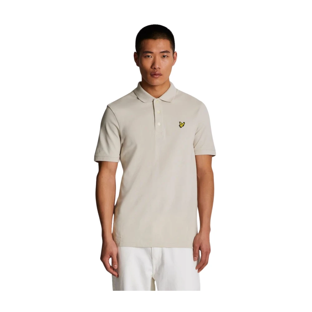 T-Shirt & Polo Lyle & Scott Sp400vog Polo-W870 Cove Uomo Beige Piccolo - Immagine 5