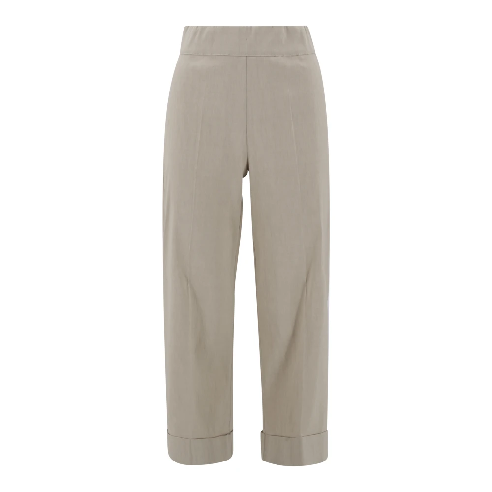 D.Exterior Elegante Broek Ware Beige Dames