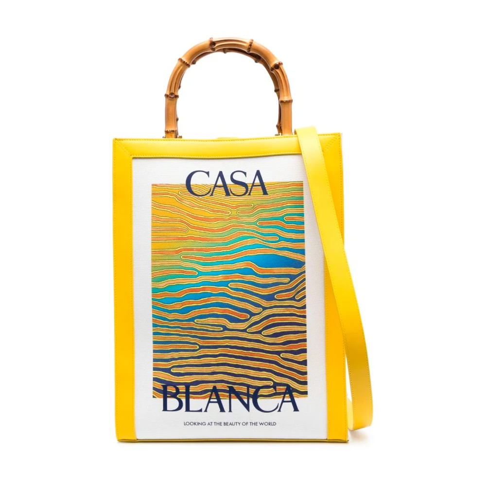 Casablanca Dag Engel Tote Tas Yellow Dames