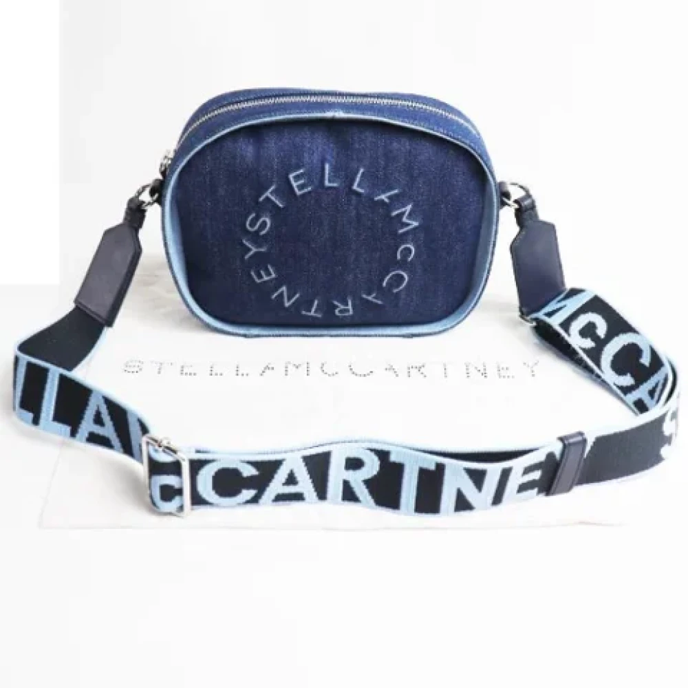 Stella McCartney Pre-owned Canvas shoulder-bags Blue Dames