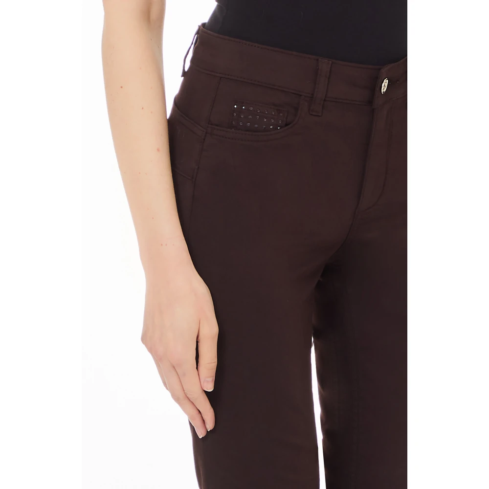 Liu Jo Hoge Taille Divine Jeans Brown Dames