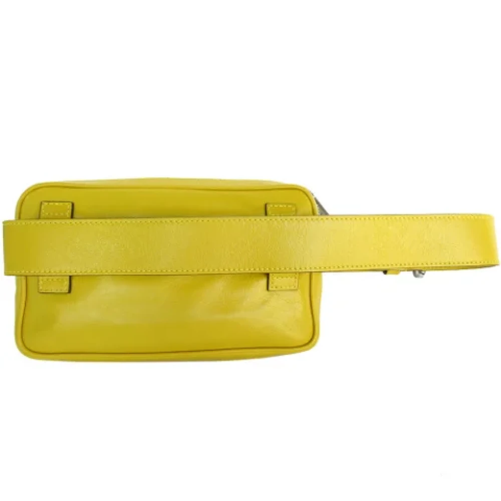 Gucci Vintage Pre-owned Leather gucci-bags Yellow Dames
