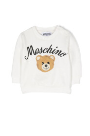 Hvit Teddy Bear Genser for Barn