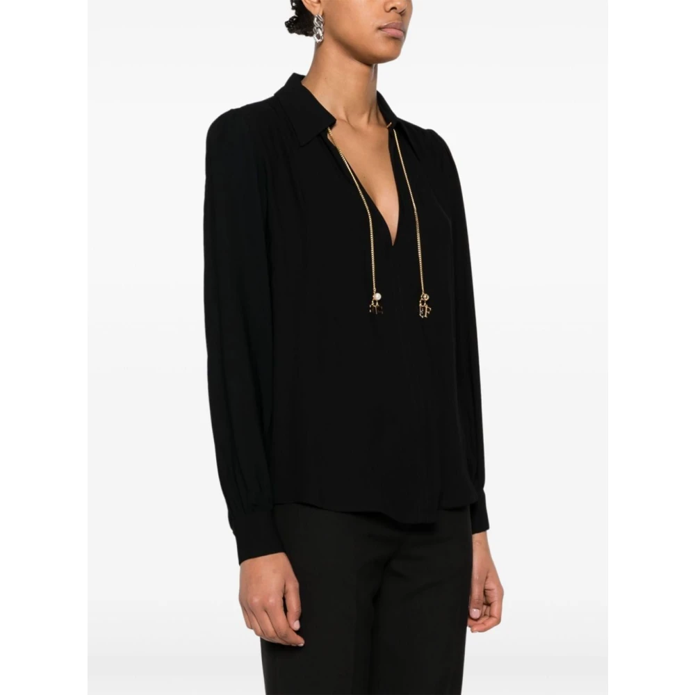 Elisabetta Franchi Stijlvolle Shirt Black Dames