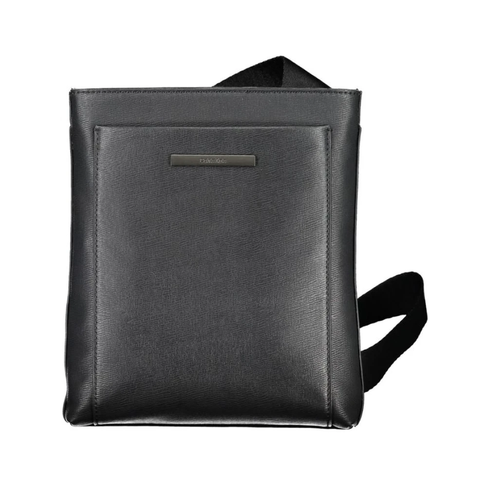 Calvin Klein Eco-Conscious Black Shoulder Bag with Logo - Image 2