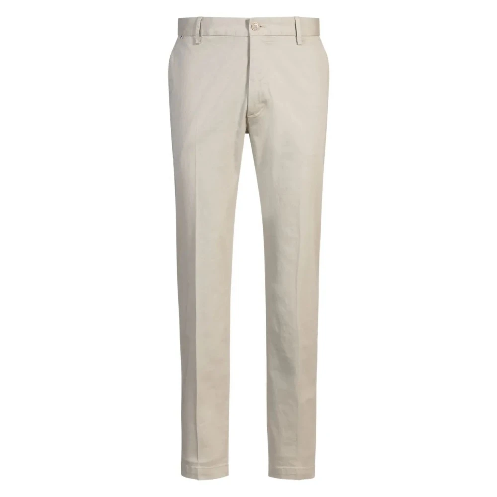 Hugo Men's Beige Slim-Fit Trousers, 2XL, Slim Fit Trousers
