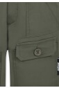 short-vert-decontracte-en-melange-de-coton
