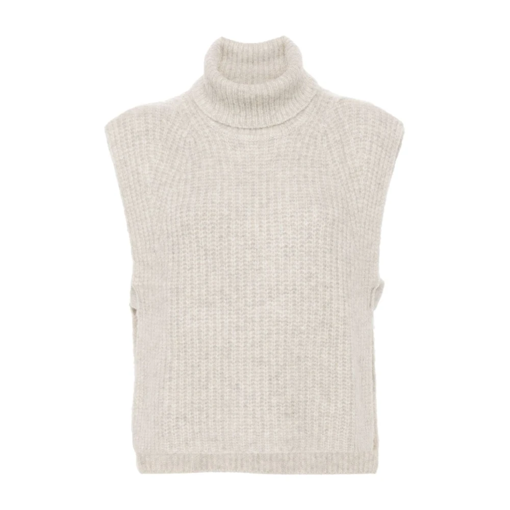 Isabel Marant Étoile Alpaca Wolmix Gebreide Trui Beige Dames