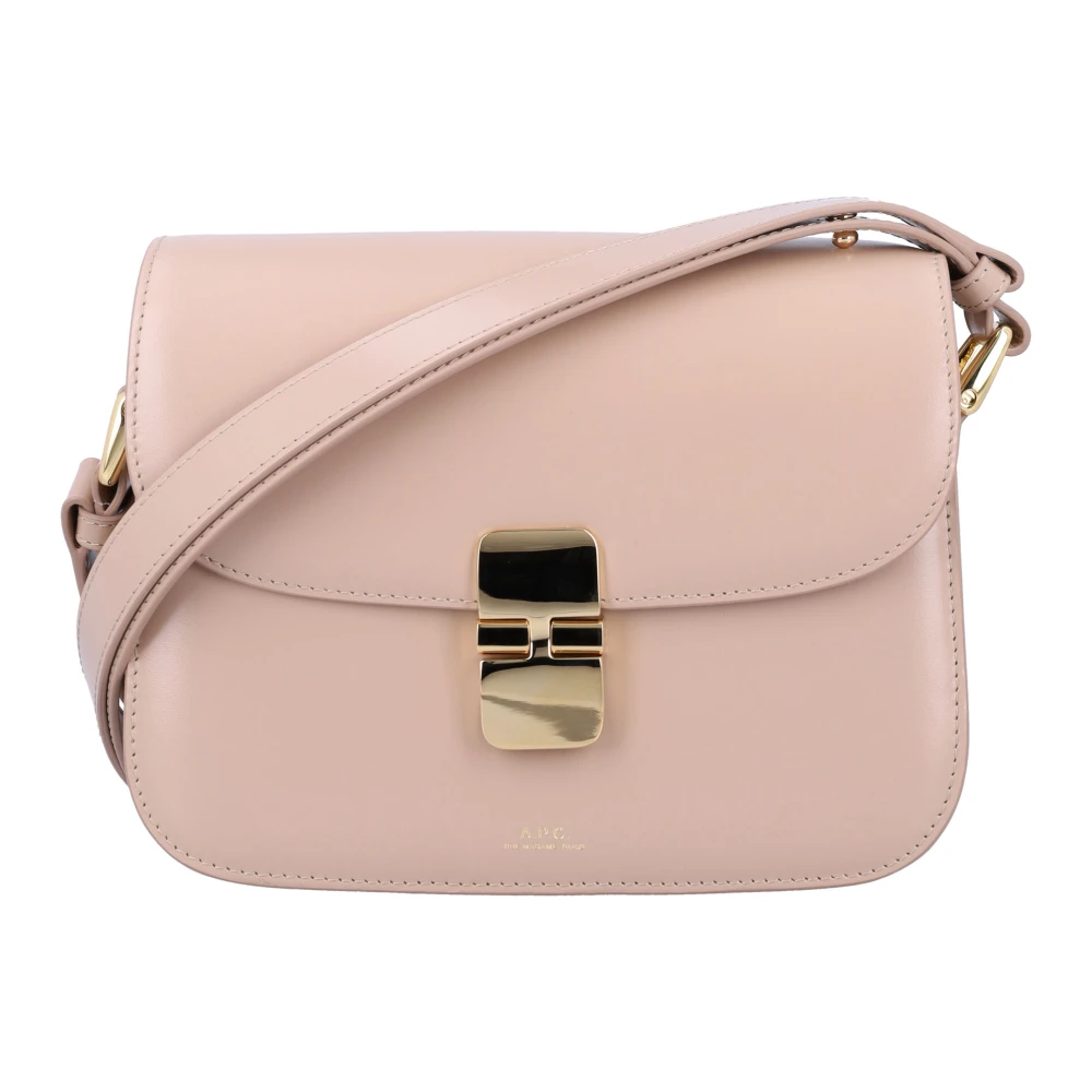 A.p.c. Beige Roze Handtas Grace Small Bag Pink Dames