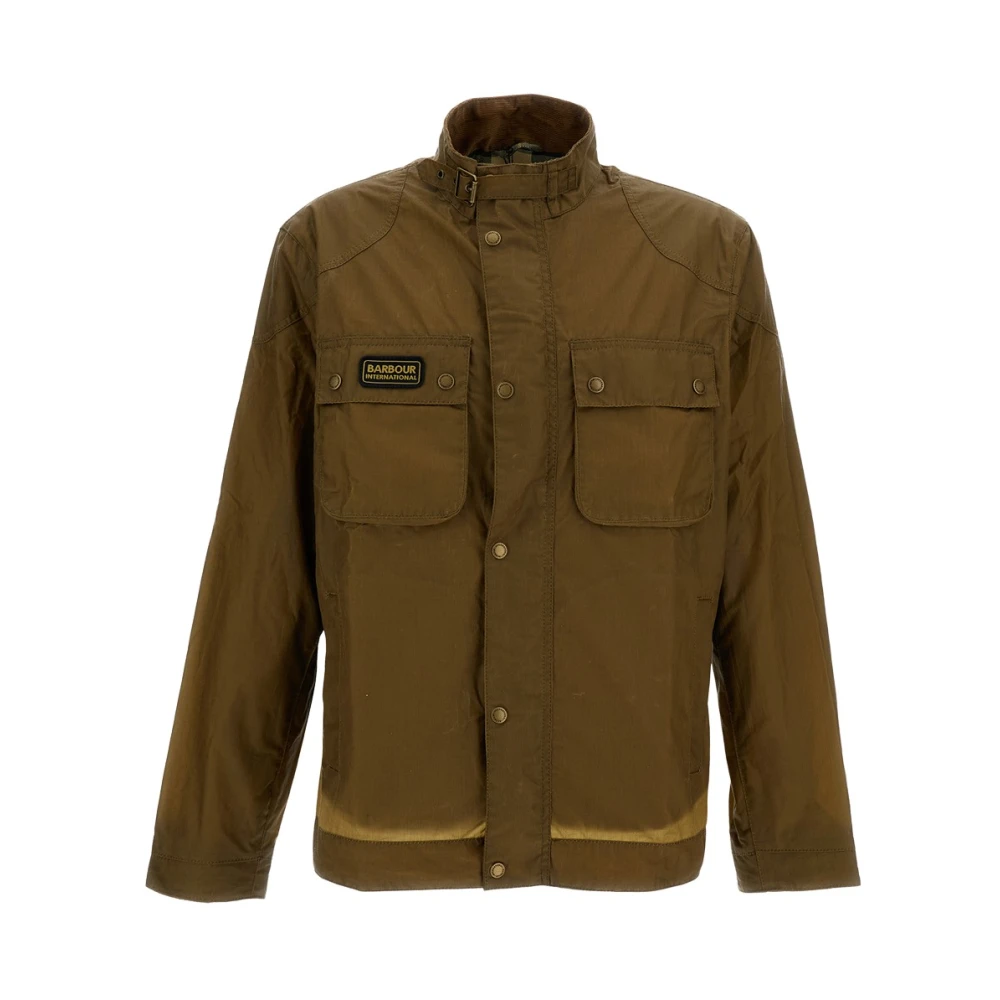 Barbour Men's Brown Waxed Cotton Jacket - Light Jackets - L - Jackets