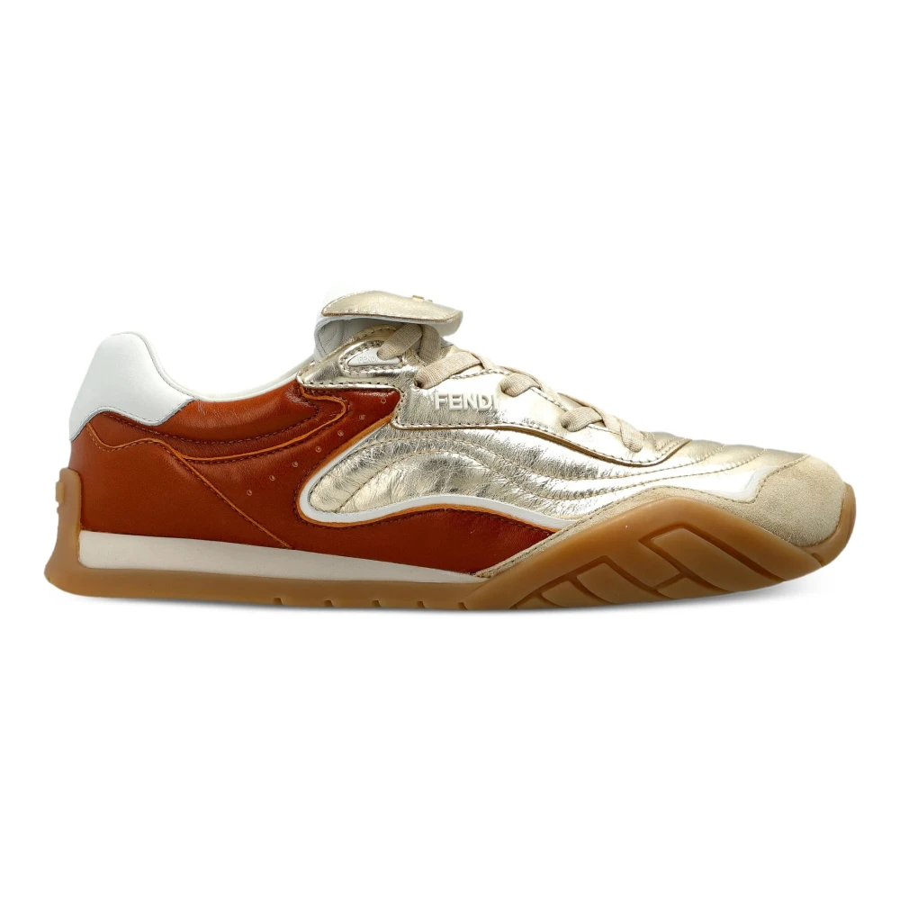 Fendi Logo-plaque Sneakers Dames Schoenen Veelkleurig Multicolor