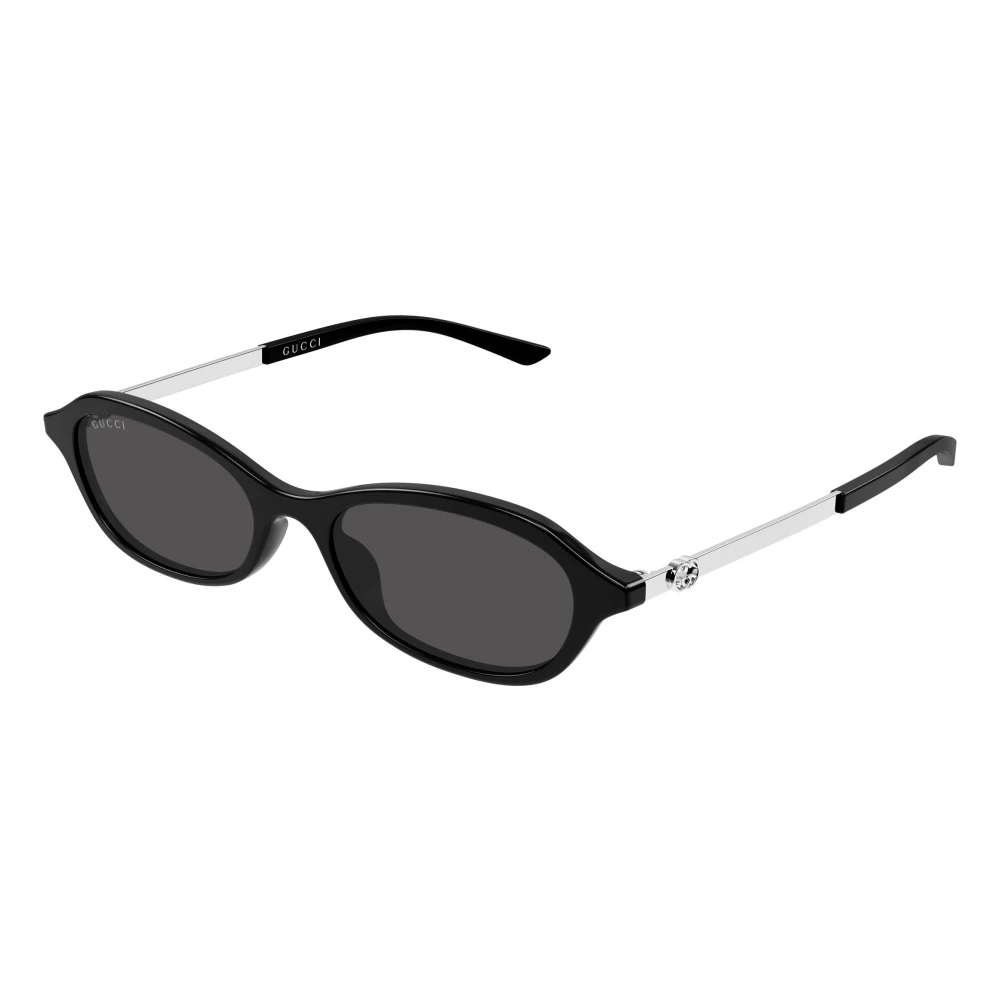 Gucci Oval Sunglasses - Female - Sunglasses - Black - 52 Mm - Accessories