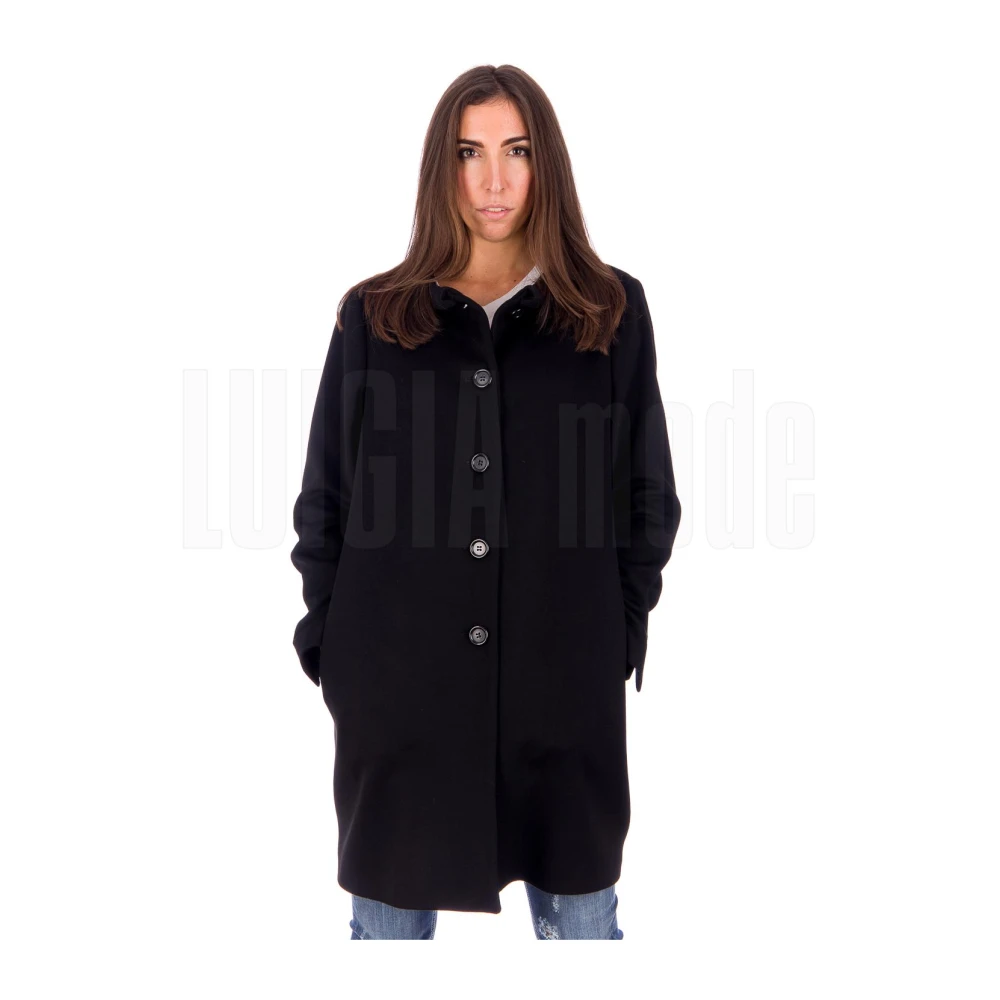 Aspesi Enkelrijige jas Black Dames