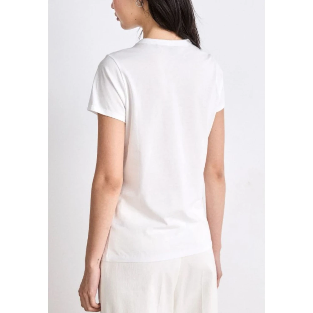 Hugo Boss Dames Logo Print T-Shirt White Dames