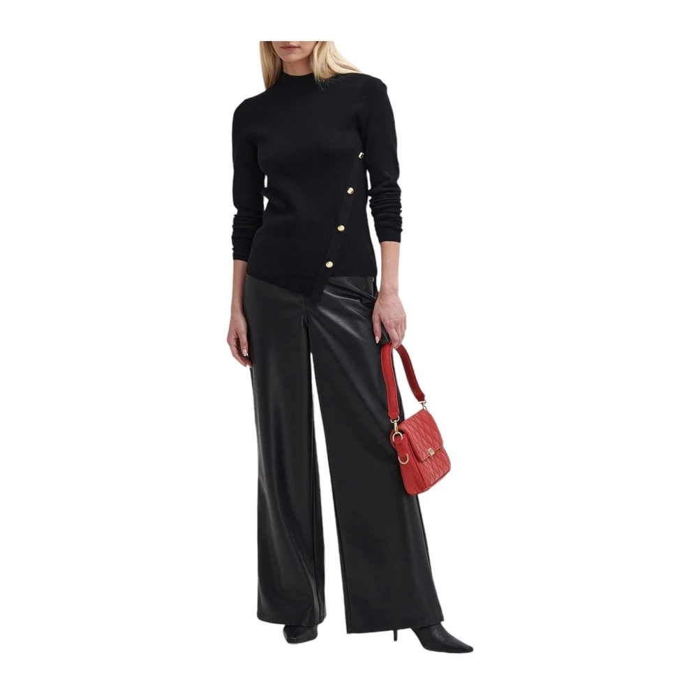 Barbour Gebreide Callie Trui in Zwart Black Dames