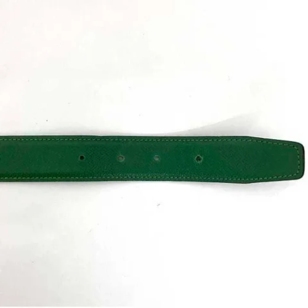 Hermès Vintage Pre-owned Leather belts Black Dames