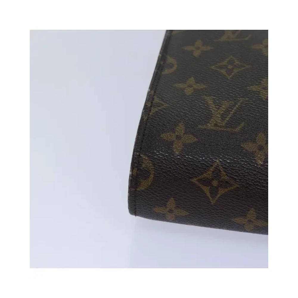 Louis Vuitton Vintage Pre-owned Canvas clutches Brown Dames