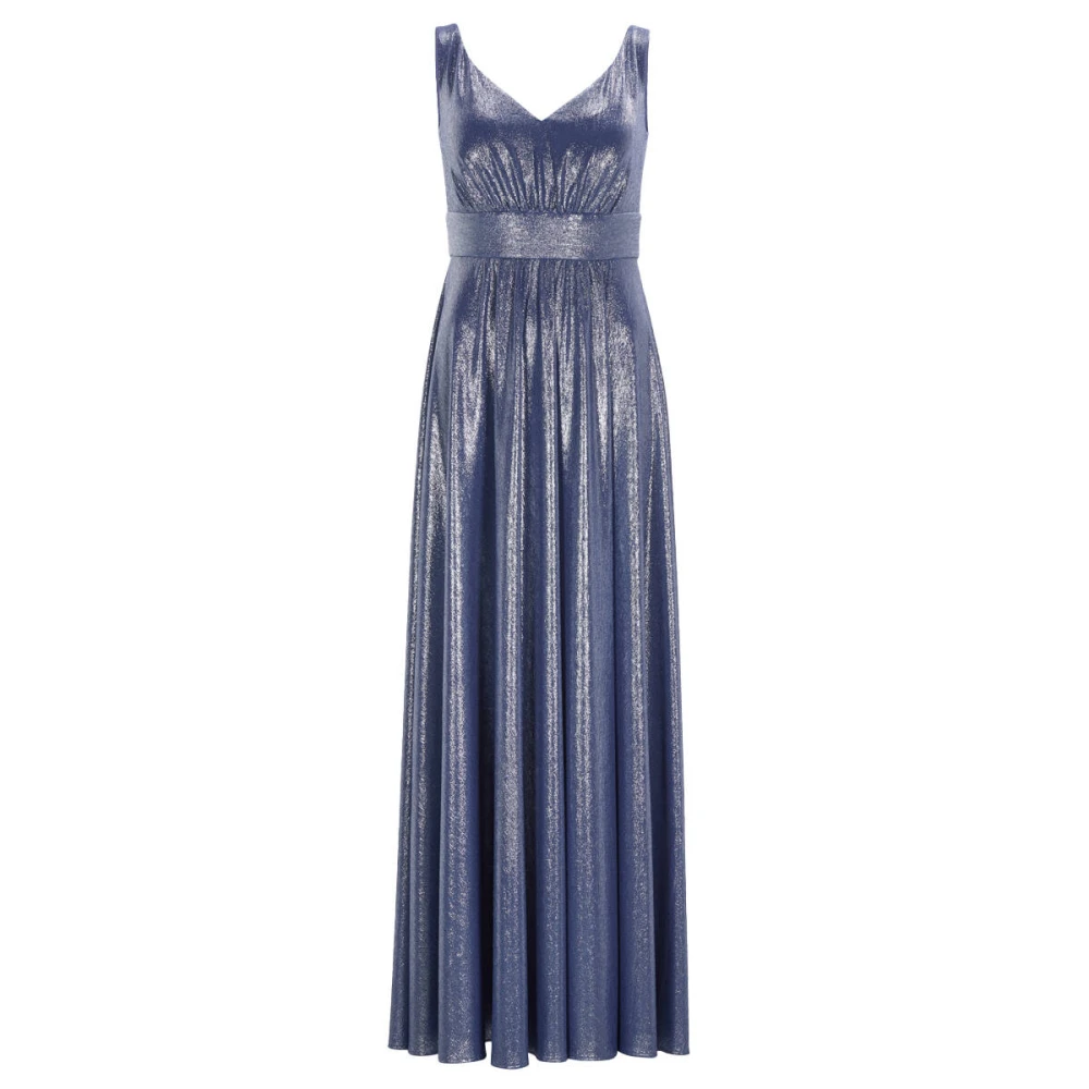 Swing Folie Jersey Avondjurk Blue Dames